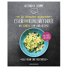 Goldmann Verlag low-carb cookbook
