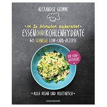 Goldmann Verlag low carb cooking book