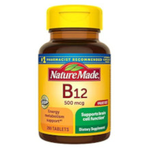 Nature Made vitamin B12 supplement