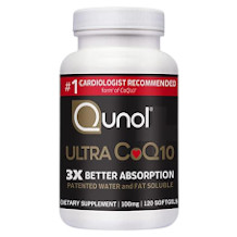 Qunol coenzyme Q10 supplement