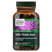 Gaia Herbs milk thistle capsule