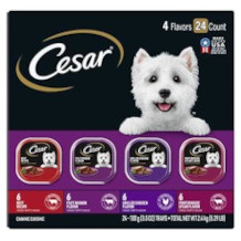 Cesar canned dog food