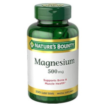 Nature's Bounty magnesium tablet