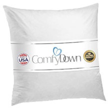 ComfyDown square bed pillow
