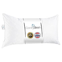 ComfyDown rectangular bed pillow