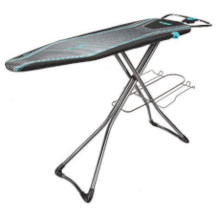 Minky ironing board with shelf