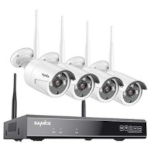 SANNCE surveillance camera set