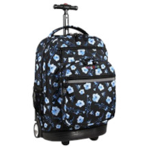 J World New York rolling backpack