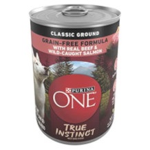 Purina One wet dog food