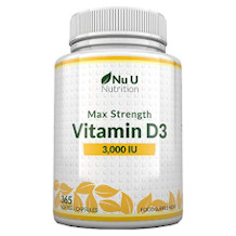 Nu U Nutrition vitamin D3 pill