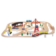 Melissa & Doug wooden train set