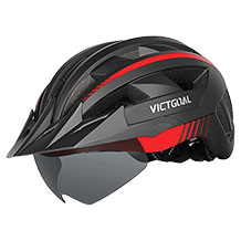 RaMokey cycling helmet with visor