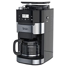 Coffee maker with grinder