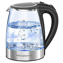 MEGAWISE glass kettle