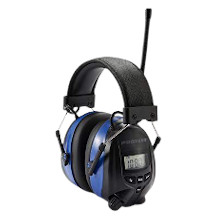 Protear ear defender with radio