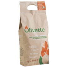 Olivette wood briquette