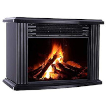 Purism electric fireplace