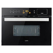 integrated oven with microwave