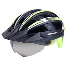 bike helmet with visor