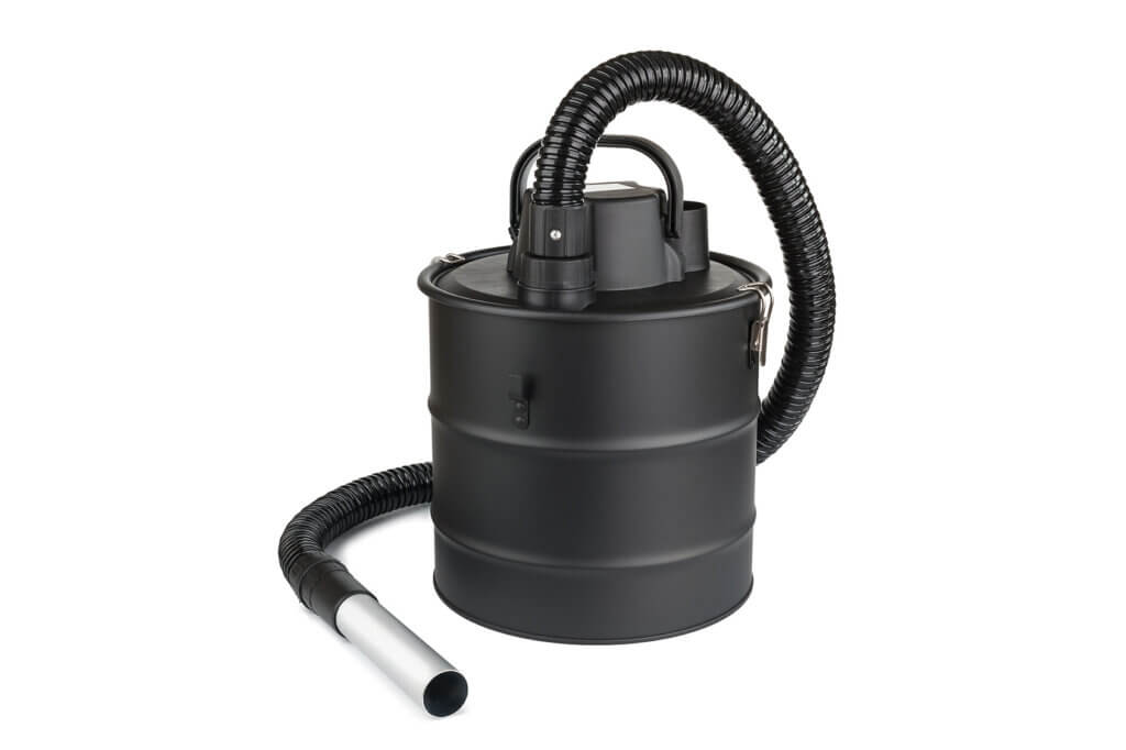 Ash vacuum cleaner on white background