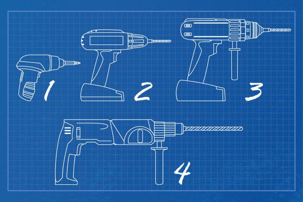 Different types of drills