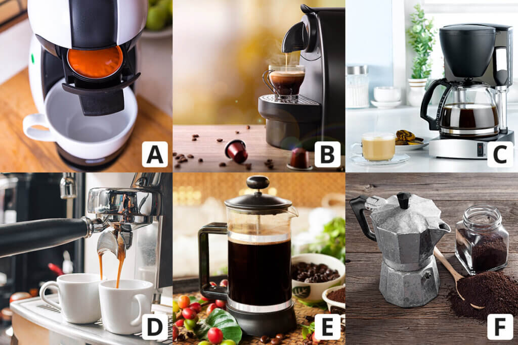 bean-to-cup coffee machine types of machines