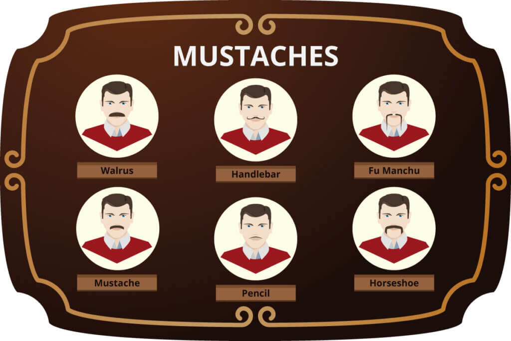 figure of mustaches