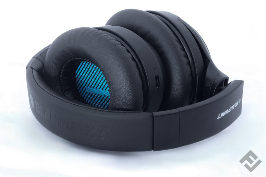 folded headphones