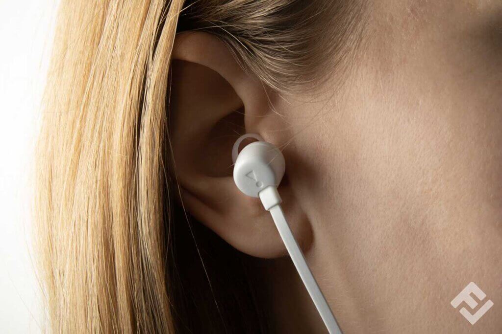 headphones in use