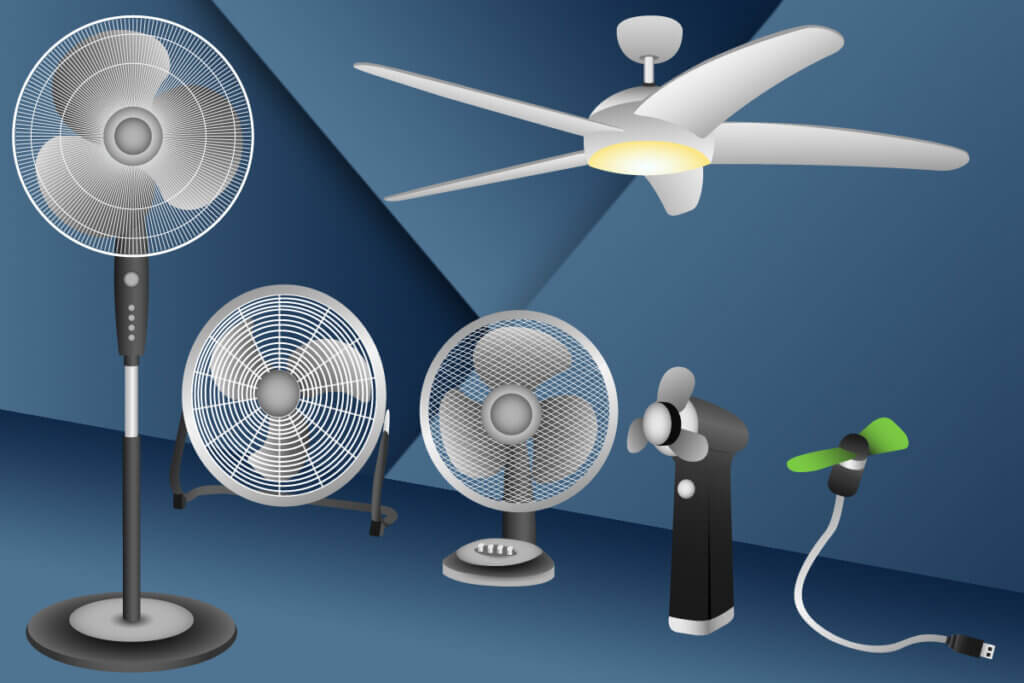 fan six axial ventilator types