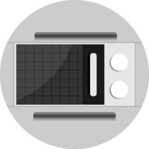 recessed microwave icon