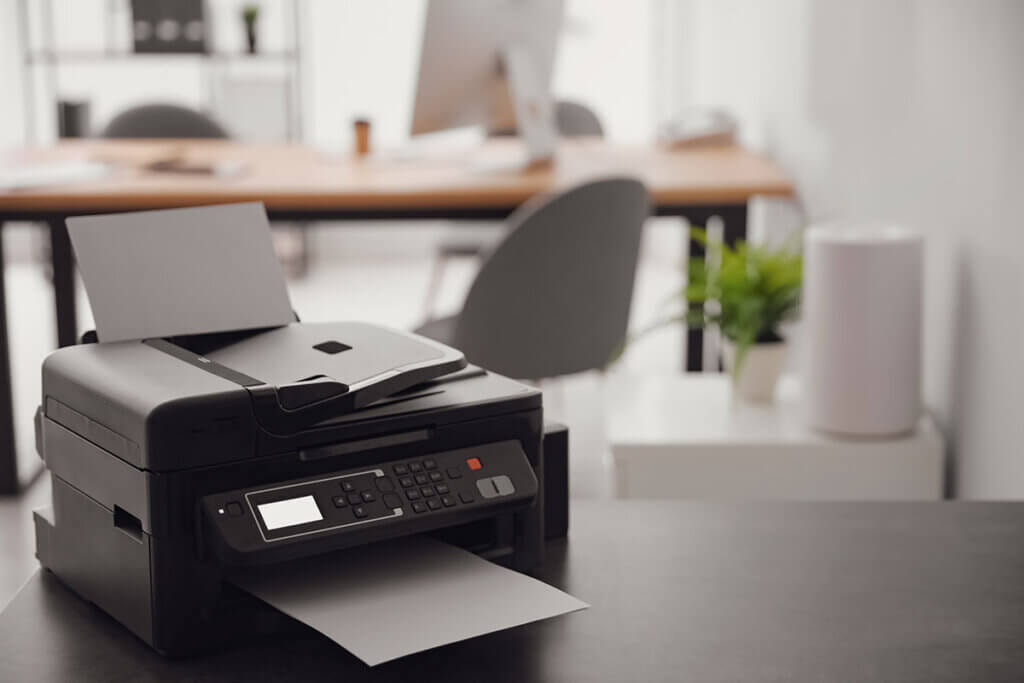 mono laser printer in the office