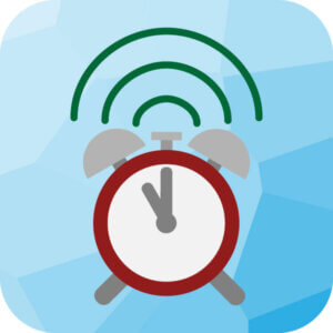 smart alarm icon