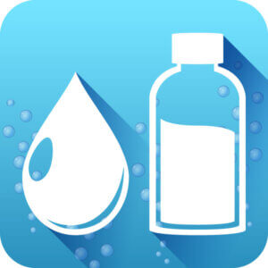 water and syrup icon