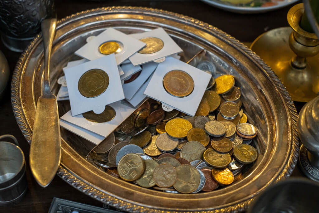 Ultrasonic cleaner for coin collections