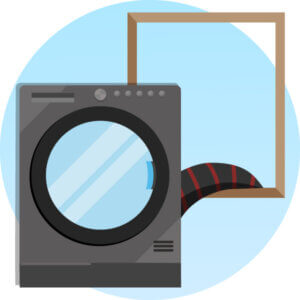 exhaust air dryer icon